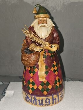 Santa Naughty / Nice Figure. ( 10in tall)